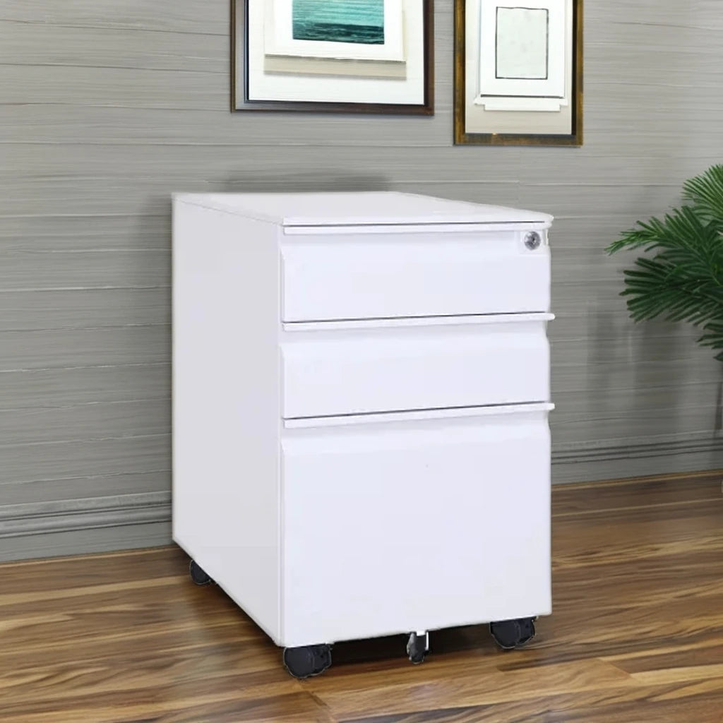 Office Mobile Pedestal Assembled Movable Cabinet Drawer Metal Cabinet
