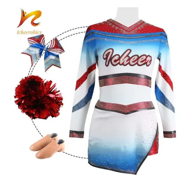 Pilling-Resistant Custom Gymnastics Leotards Teenager Professional Performance High Elastic Spandex Athletic Dance Wear