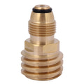 Forged Gas Adapter POL to QCC1 Valve for Outdoor Gas Tank Conversion and Charging Joint with 3-Year Warranty