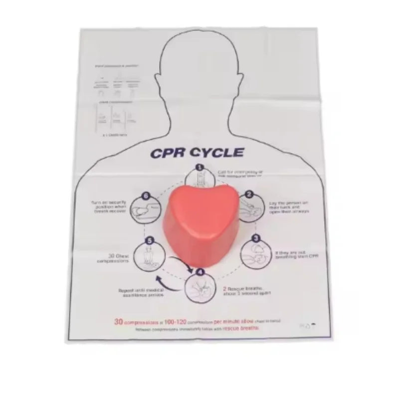 CPR Cube Trainer CPR Training Manikin Equipment for First Aid Course Emergency Training