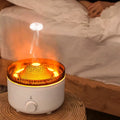 560ML 3D Flame Volcano Aromatherapy Diffuser New Fire Jellyfish Oil Humidifier for Car Household Hotel Use