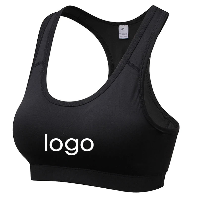 Custom Seamless High Impact Support Underwear Gym Workout Fitness Activewear Racerback Yoga Sports Bra Custom