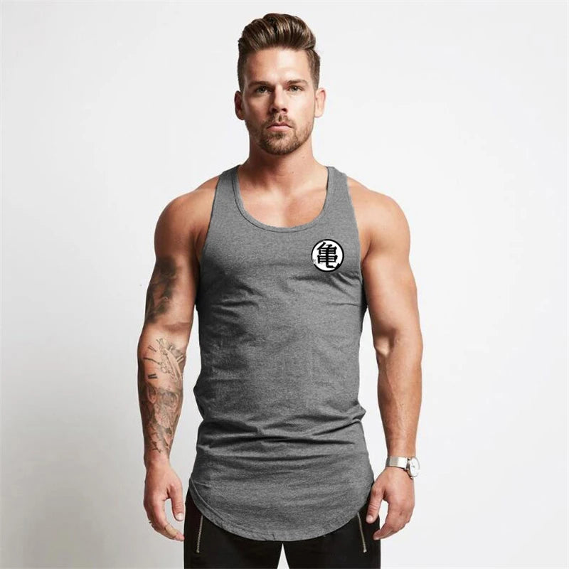 Custom Bodybuilding Stringer Sport T Shirt GYM Tank Tops Running Vest Men Fitness Sleeveless Undershirt Gym Top Men Clothing