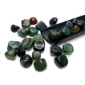 Wholesale Natural Green Agate Tumbled Stone Quartz Crystal Gravel for Meditation Decor