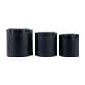 24/410 28/410 24mm 28mm Smooth Closure Matte Black PP Plastic Press Disc Top Cap Screw Cap Lid for Plastic Bottle