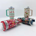 Eco Friendly Products 2024 Custom Coffee Mug Stainless Steel Tumbler 40 oz Gifts Christmas Cups With Lid and Straw