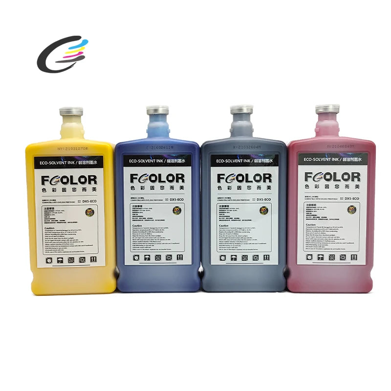 Fcolor Vivid Color Anti-oxidation Water Based Eco Solvent Ink for Epson DX5