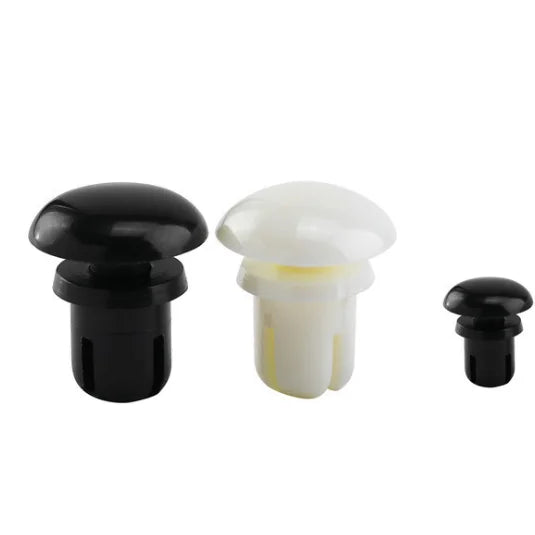 R2 R2.6 R3 R3.5 R4 R5 R6 Black White Nylon Plastic Buckle PC Board Fastener Expansion Snap Rivet