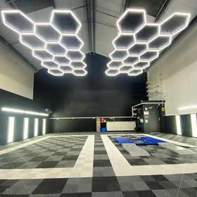 Customized High-strengh Garage Floor Tiles Plastic Interlocking PVC Flexible Garage Flooring for Car Wash Shop