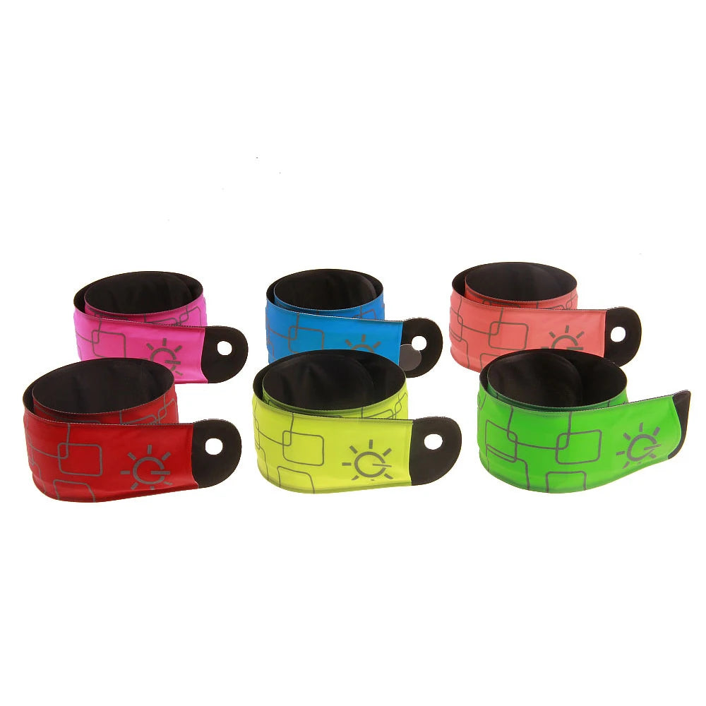 LED Luminous Night Running Armband Lighting Slap Bracelet USB Rechargeable Glow in the Dark Safety Sports Wristband