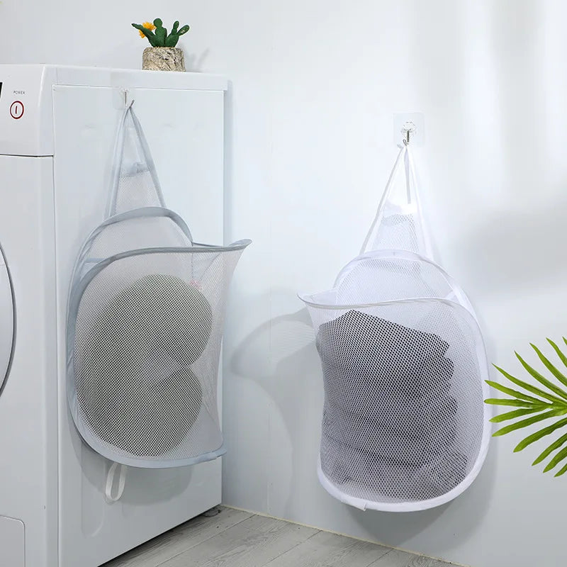 Large Foldable Storage Colorful Laundry Basket Hanging Laundry Hamper