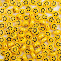 10mm Acrylic Yellow Face Beads Diy Plastic Beads for Bracelet Jewelry Accessories