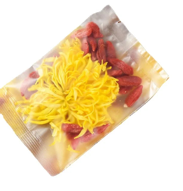 Ju Hua Gou qi Cha Individually Bag Natural Mixed Goji Berries Yellow Chrysanthemum Tea for Sale
