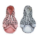 Wholesale Leisure Wear Cheap Dog Clothes Inventory Leopard Print Hoodie for Pet Dog Cat