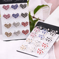 Wholesale Custom Mini Hijab Pins Needle Accessories Trendy Heart Crown Safety Rhinestones Small Brooches for Muslim Weddings