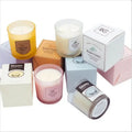 Wholesale Luxury Empty Custom Rigid Candle Jars Packaging Gift Boxes Empty Glass Jars with logo