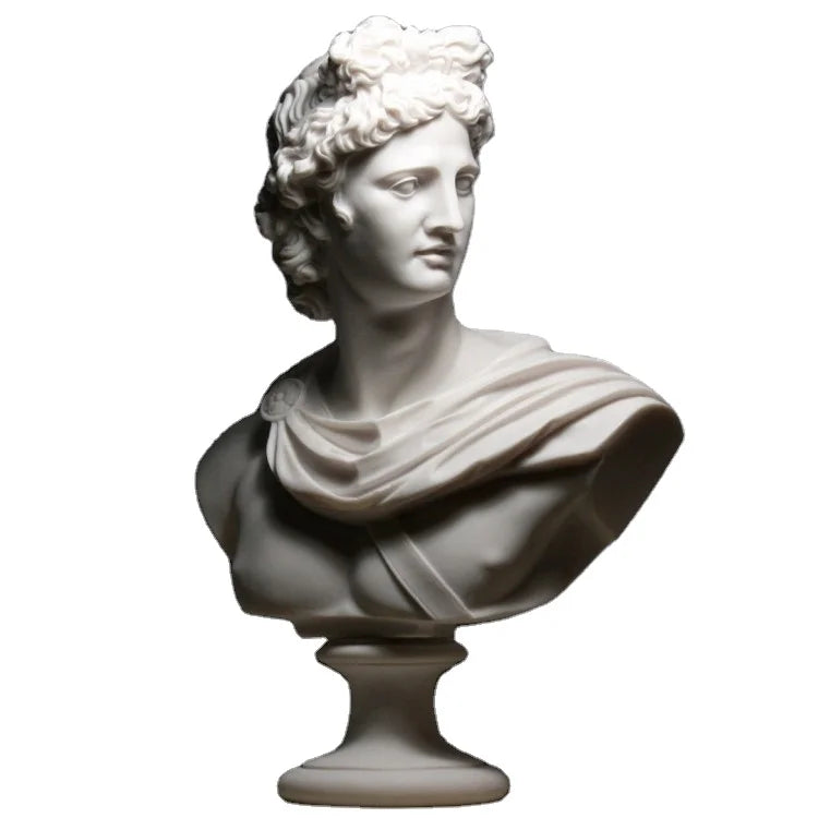 Custom Modern White Marble Beethoven Bust Statue Famous Figure for Home Decoration Hand Carved Outdoor Garden Sculpture on Sale MegaBDM