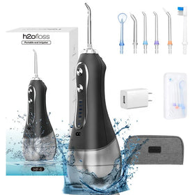 H2ofloss Professional Oral Irrigator USB Rechargeable Water Floss Oral Irrigator Electric Water Dental Flosser