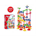 Marble Race Game Track Maze Brick Plastic Rolling Ball Building Block Educational Toys for Kids