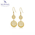 14E2471502 XUPING JEWELRY 14K Gold Color Luxury Charming Stainless Steel Fenugreek Women Other Fashion Designed Stud Earrings
