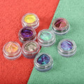 8 Colors High Pigment Cream Diamond Private Label Blue Multi Chrome Eyeshadow
