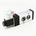 G3/8 4M310-10 5/2 Way 12 24VDC 220V 110VAC Single Coil Electric Flow Air Control Namur Compressor Pneumatic Solenoid Valve 4M
