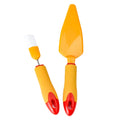 Pie Server and Brush Essential Kitchen Tool Serrated on Side Great for Right or Left Handed Chef ABS Flatware Cake Cutter