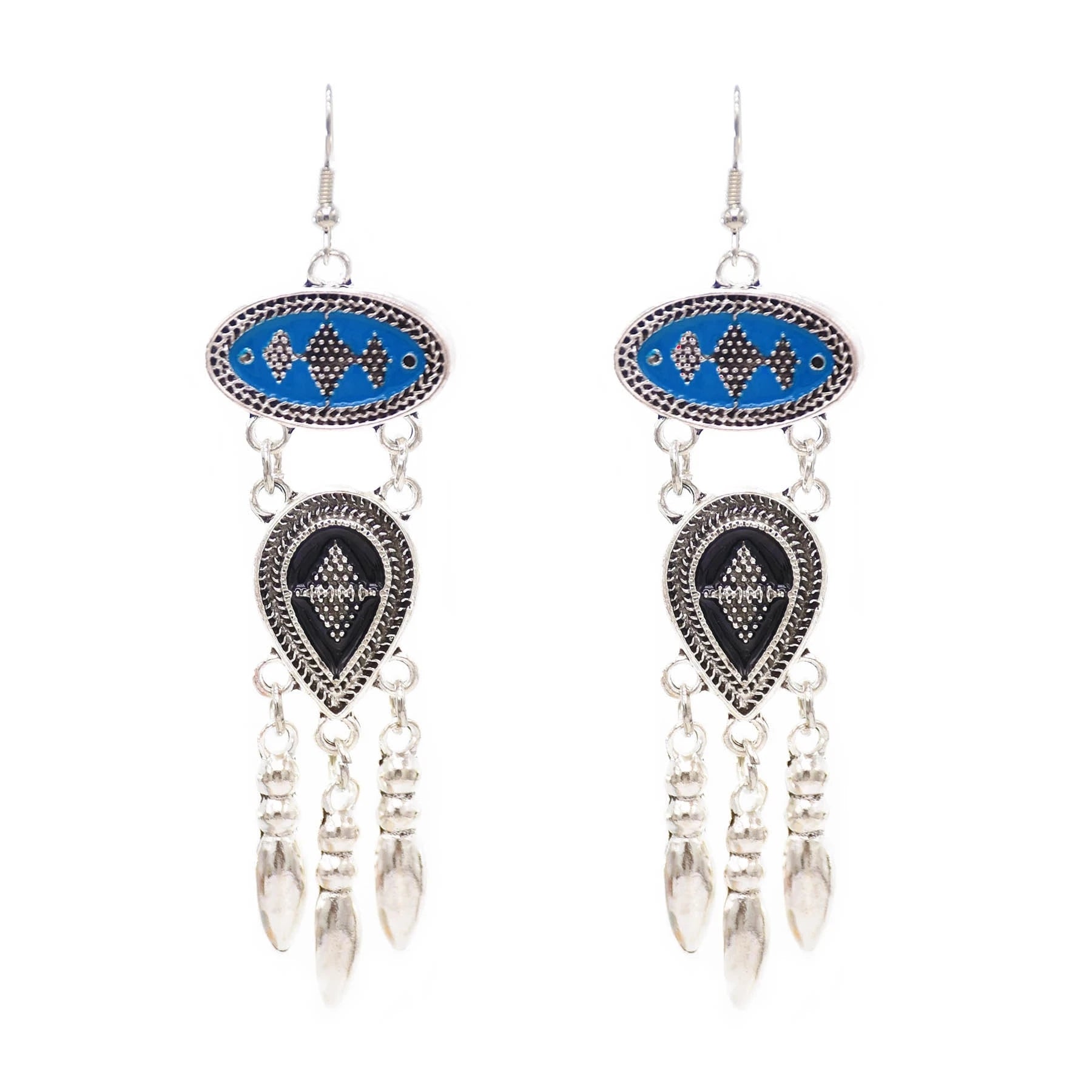 Patten Long Fringe Dangle Earring for Women and Girls Jewelry Gift Bohemian Trendsetting Earring Exquisite