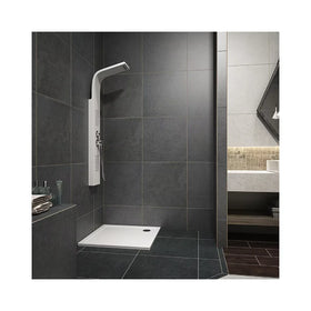 Shower Stone Tray Philippines Uk Modern Bathroom caravan Wet Room Cupc square Marble Solid Surface Anti slip Low Profile Base