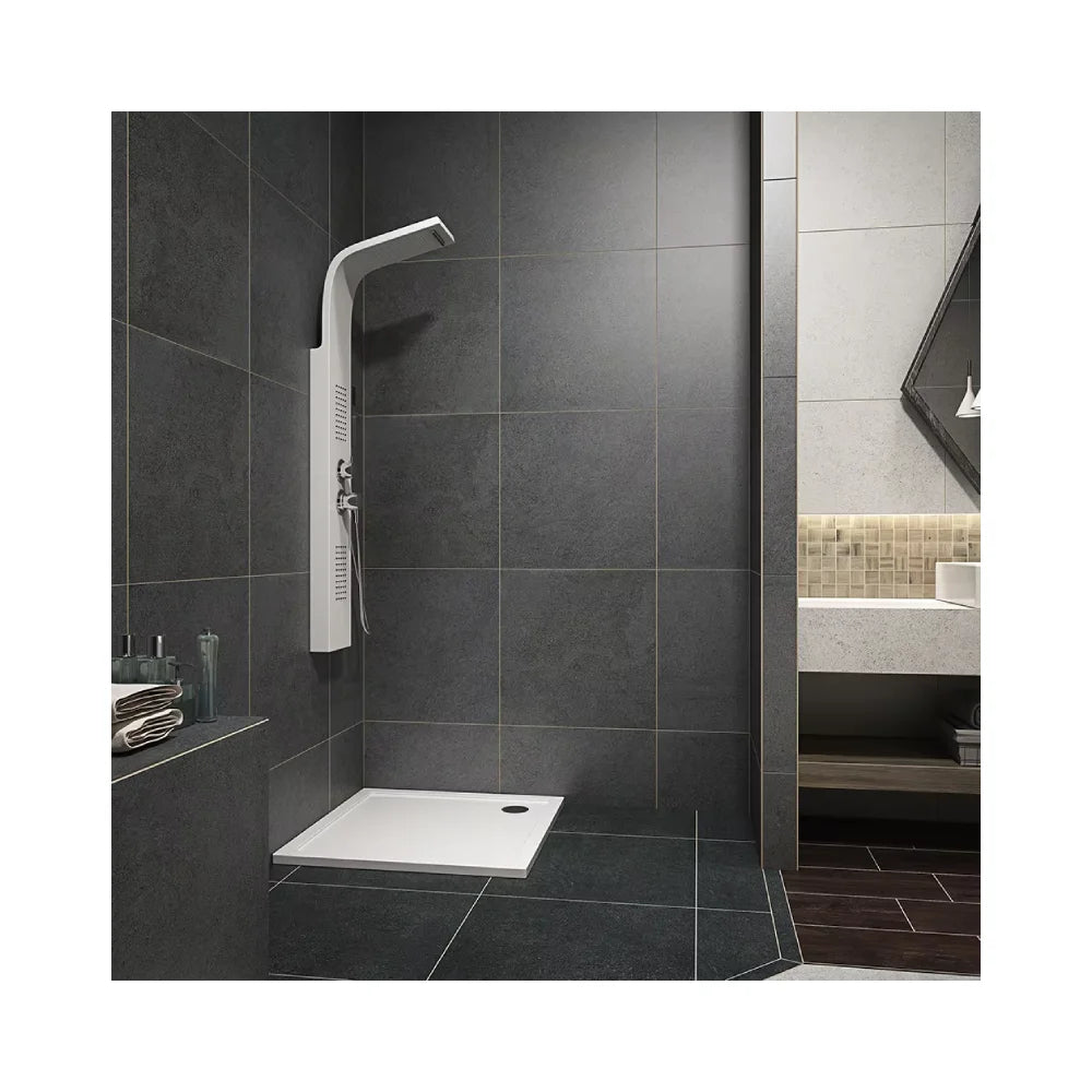 Shower Stone Tray Philippines Uk Modern Bathroom caravan Wet Room Cupc square Marble Solid Surface Anti slip Low Profile Base