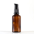 Private Label 50ml/100ml Empty Glass Amber Cosmetic Lotion Bottle with Pump for Skincare Serum Convenient Sealant Pump Sprayer