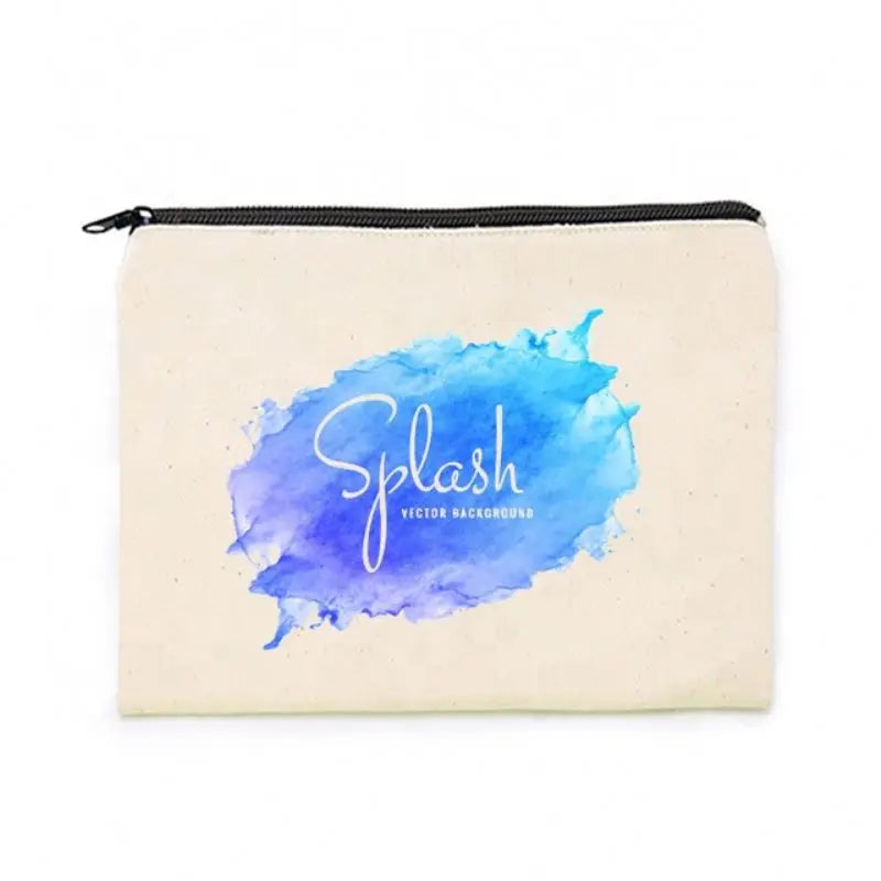 Promotional Customized Jewellery Makeup Toiletry Denim Surface Cotton Linen Drawstring Round Bottom Pouch Bag