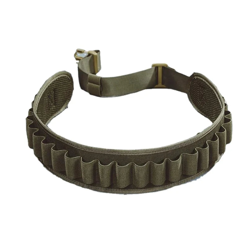24 Rounds Shell Belt Gauge for Tactical Hunting Ammo Holder