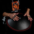 Hluru HS Handpan Drum 14 Inch D Minor Hangpan Handpan Steel Tongue Drum