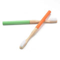 Factory-Sold Biodegradable Disposable Toothbrush Private Label Bamboo Replaceable Toothbrush