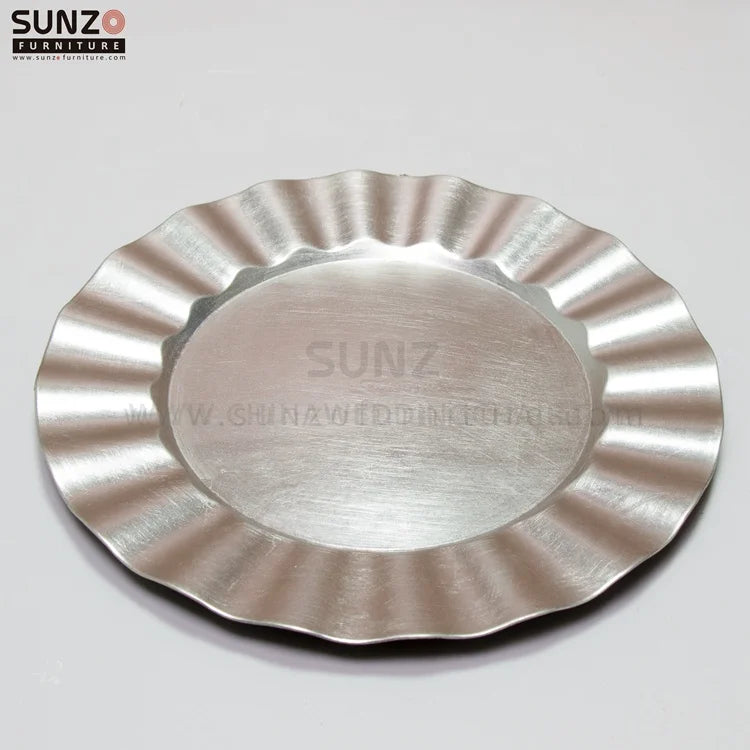 Wholesale Eco-Friendly Glass Wedding & Family Dining Plates Color Enamel Customized Size Factory Price