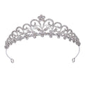Wholesale Bridal Wedding Rhinestone Crown Luxury Princess Metal Crystal Rhinestone Tiara