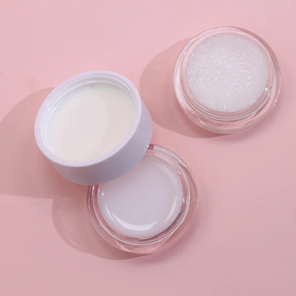 Private Label White Lip Scrub Organic Exfoliating Moisturizing Balm Smooth Vegan Fruit Sugar Lip Mask Scrub Set