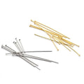 YWBAIYI No Tarnish Stainless Steel Needles 18K Gold Plated PVD Coated Waterproof Jewelry Making Accessories Opp Bag