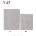 Topjlh A5 Sublimation Notebook PU Leather Hardcover Double Sides Printable Custom Colorful Journal for Office School