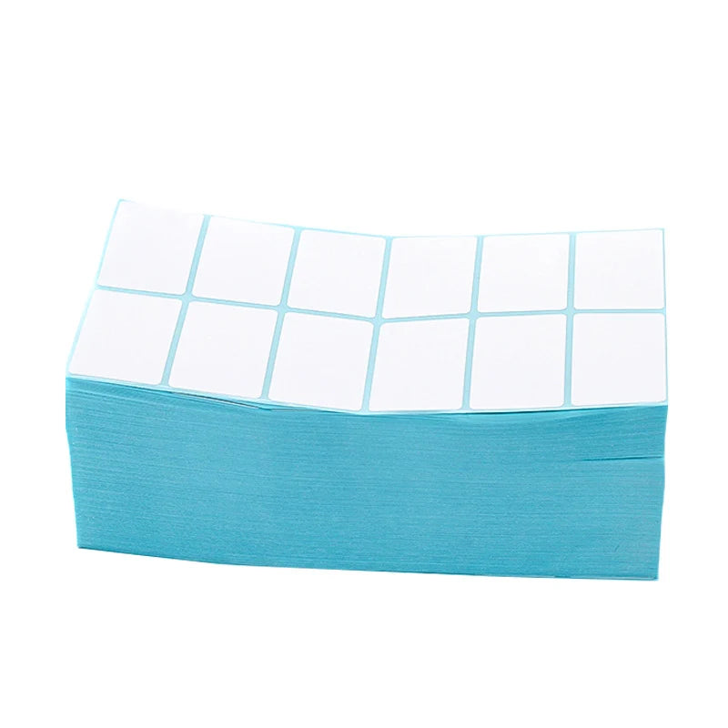 2inch 50*30MM Self Adhesive Waterproof Transparent Waybill Thermal Printer Sticker Roll
