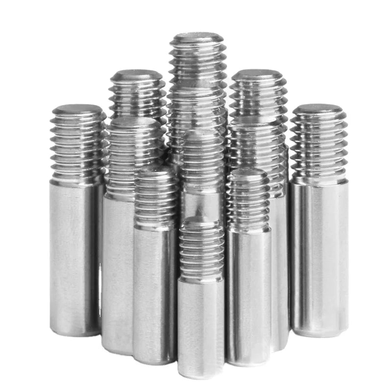 5/2Pcs GB831 Slotted Cylindrical Pin Dowel External Thread Locating Pin 304 Stainless Steel M2  M2.5 M3 M4 M5 M6 M8 M10