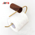 Modern Simple Bathroom Brass Toilet Paper Towel Rack Perforated Toilet Paper Holder