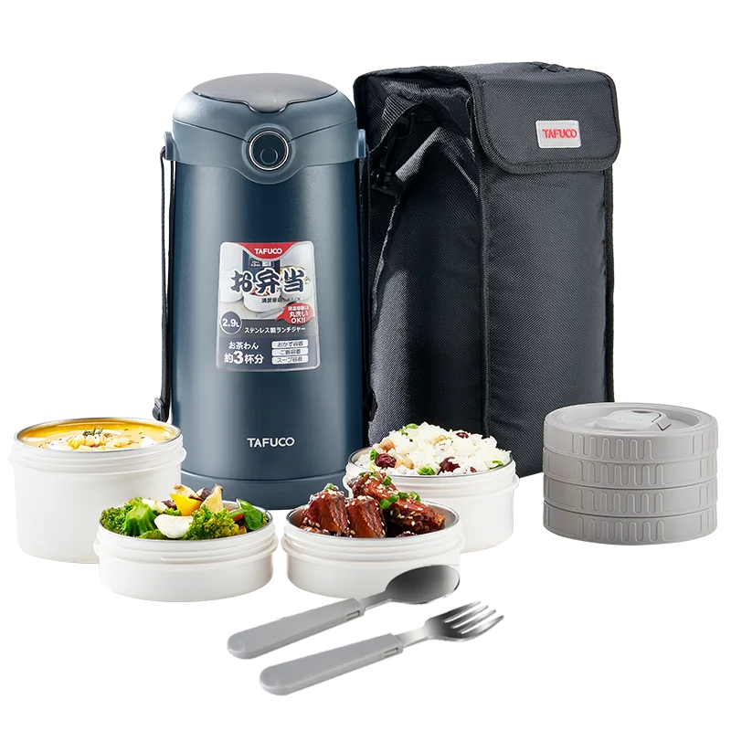 Eco Friendly Lunch Box Stainless Steel Keep Hot 24 Hours Thermal Lunch Box with Microwavable Food Container
