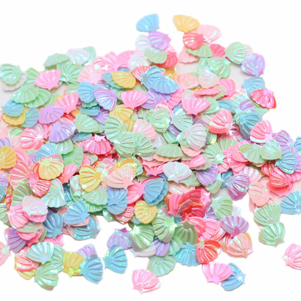 Colorful Sea Shell Glitter Sequins PVC Glitter Confetti for Nail Art Party Wedding Decor