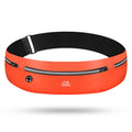 HUALIAN Running Belt Reflective Zipper Ultra Thin Circle Fanny Pack Waist Bags Outdoor Sports Waterproof Running Fannie Pack