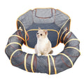 Cat Tent With Tunnel for Outdoor Cat Enclosures Portable Playpen Play Tents for Indoor and Outdoor Cats Rabbits Ferrets