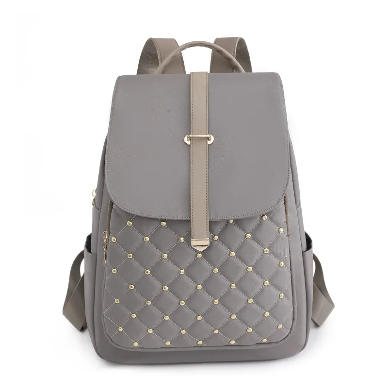 Backpack Trendy Women's Bags Fashion All-Match Large Capacity Retro Textured Backpack One Piece Dropshipping 422