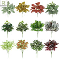 Small Artificial Greenery Plant Bouquet Factory Supplied Plastic Interior and Exterior Decoration for Christmas Free Sample