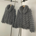 OFTBUY Brazil Hot Selling Real Fox Fur Coat Women Reversible Double Sided Winter Jacket WholesaleOEM Custom LowMOQ Fast Delivery